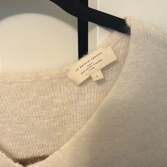 Striped Barry V-Neck Button-Up Sweater - Picture 2 of 4